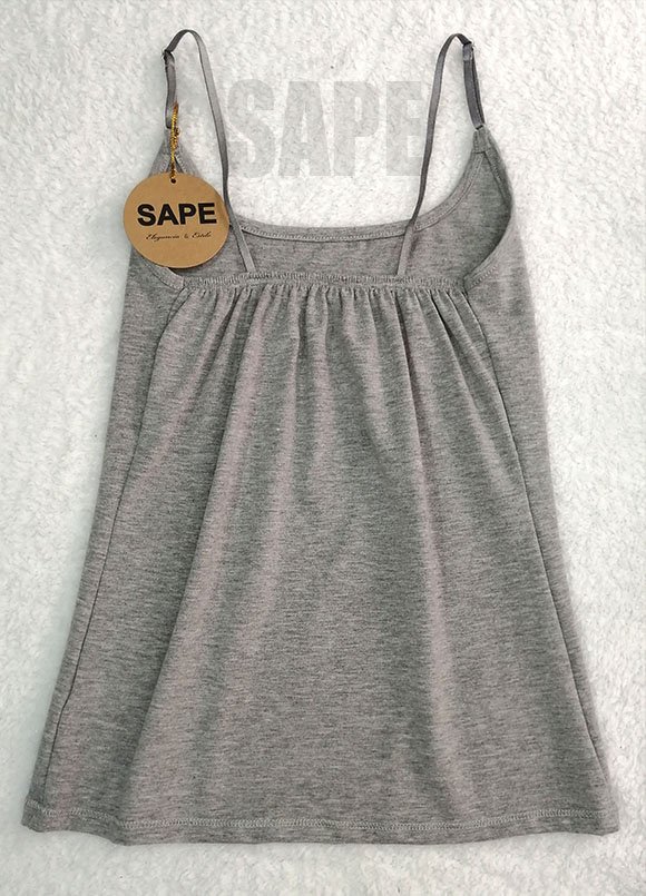 BLUSA A TIRAS - BIVIDI GRIS