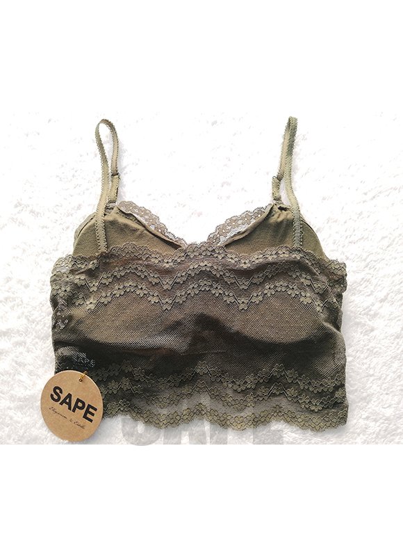 BRALETTE - TOP KALIFA VERDE PETROLEO