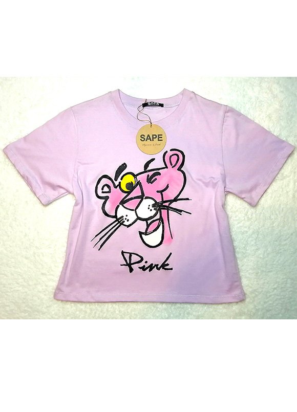 POLO CROP PINK 